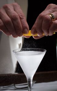 Beefeater Crown Jewel Sorrento Lemon Oil Duke's Hotel. Best. Martini. Ever