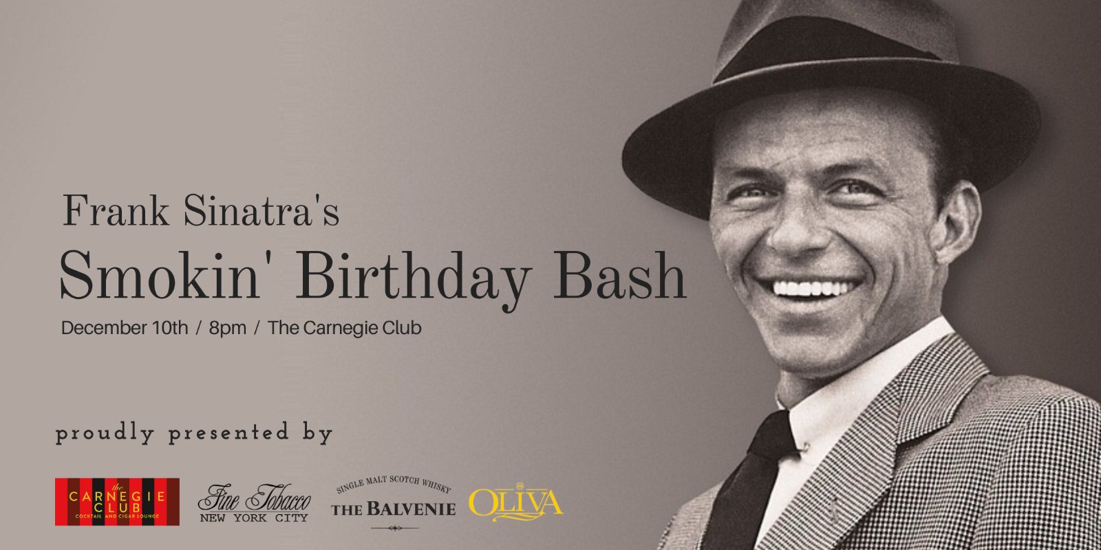 9th Annual Frank Sinatra’s Smokin’ Birthday Bash