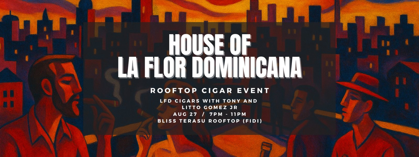 House of LFD Rooftop Cigar Event