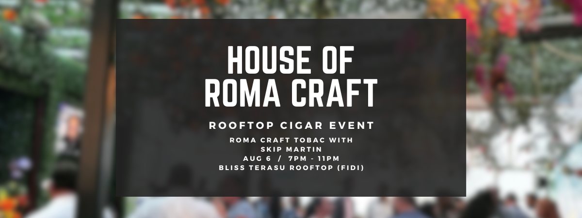 House of RoMa Craft Rooftop Cigar Event