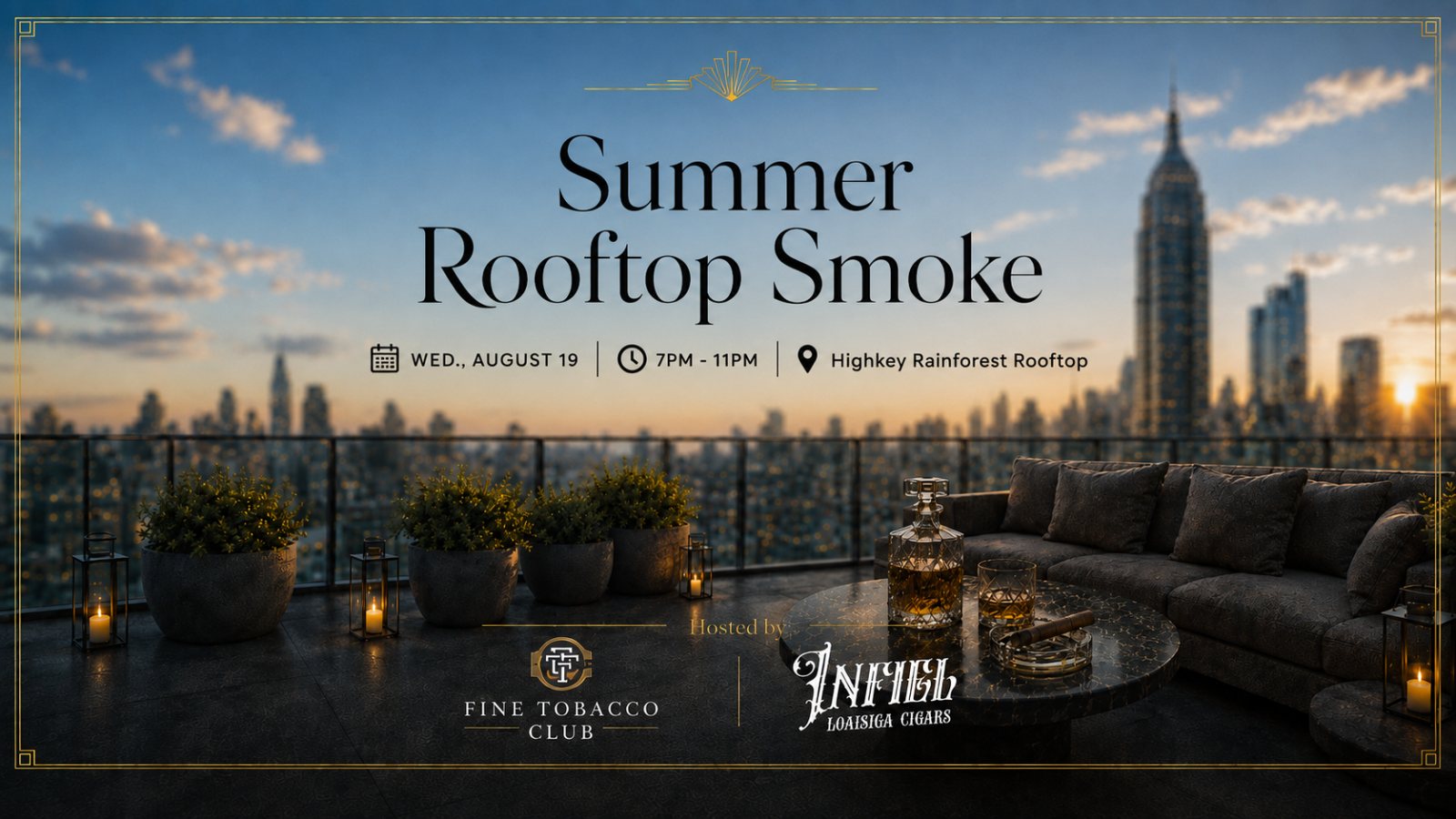 Rooftop Smoke at Highkey Rainforest Rooftop