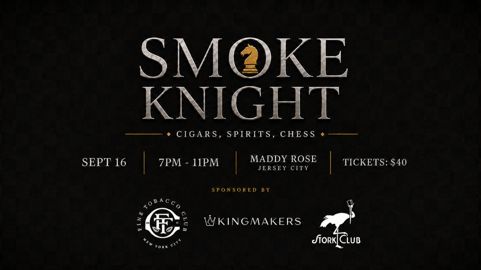 Smoke Knight: Cigars, Spirits, Chess