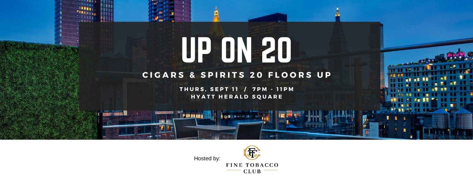 Up On 20 Rooftop Cigar Event Feat All Saints Cigars